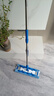 世家平板拖把42CM鋁合金 130CM不銹鋼桿1布家用夾布拖地墩布拖把 曬單實(shí)拍圖