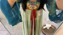 重回漢唐春辰錦原創(chuàng  )唐制復原齊胸衫裙襦裙套裝披帛漢服女裝 上藍下綠齊胸套裝/預售 付款45天內發(fā)貨 M 160 曬單實(shí)拍圖