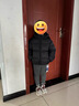 笛莎（DEESHA）童裝女童羽絨服2025秋冬新款兒童輕薄羽絨外套中大童女孩外套 黑色 165 【充絨量：104.1 g】 曬單實(shí)拍圖
