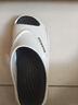 回力拖鞋男士運動(dòng)涼鞋外穿踩屎感厚底防滑沙灘鞋HL3A20 白黑色 42-43 曬單實(shí)拍圖
