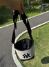 MLB官方包包手提包情侶水桶包男女斜挎單肩包生日禮物 紐約洋基隊/黑色 F 曬單實(shí)拍圖