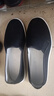 【舒適透氣】傳統老北京布鞋軟底防滑男士單鞋一腳蹬黑布鞋工作鞋 黑色 44 【鞋內長(cháng)27CM】 曬單實(shí)拍圖