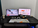 京東京造泰坦A3電競桌臺式電腦桌子實(shí)木ENF級家用書(shū)桌辦公桌碳纖維紋1.6m 曬單實(shí)拍圖
