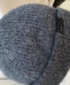 玖慕（JIUMU）山羊絨大頭圍保暖毛線(xiàn)帽秋冬羊毛針織帽冷帽冬帽堆堆帽防寒帽子男 曬單實(shí)拍圖