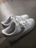 耐克NIKE男空軍一號AF1 運動(dòng)鞋FJ4146-100白灰42.5 曬單實(shí)拍圖