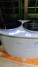 美的（Midea）雙子座 波輪洗衣機全自動(dòng) 1KG迷你內衣洗 分區洗衣機 專(zhuān)業(yè)除菌螨 MNBB10VH70E 以舊換新 曬單實(shí)拍圖