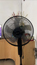 格力（GREE）電風(fēng)扇家用大風(fēng)量落地扇立式節能電扇客廳臥室宿舍搖頭定時(shí)空氣循環(huán)風(fēng)扇臺地兩用排氣扇空調伴侶 【黑色】16吋大扇葉大風(fēng)量經(jīng)典款 4012-WG 曬單實(shí)拍圖