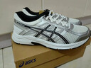 亞瑟士ASICS女鞋舒適透氣跑步鞋緩震回彈跑鞋運動(dòng)鞋 GEL-CONTEND 4 白色/銀色 37.5 曬單實(shí)拍圖