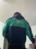 耐克（NIKE）男裝外套上衣春秋季新款跑步訓練籃球時(shí)尚運動(dòng)服休閑梭織連帽夾克 HJ2013-451/黑曜石/綠/梭織 L /建議130-150斤 曬單實(shí)拍圖