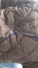 波司登（BOSIDENG）輕薄羽絨服女短款90絨三防輕便內膽葫蘆紋外套B250131012 砂礫棕7B51-可露麗風(fēng) M 165/88A 體重約110-120斤 曬單實(shí)拍圖
