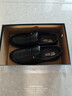 蜻蜓牌【100%全牛皮】男士皮鞋商務(wù)休閑真皮防滑軟底軟面中老年爸爸鞋真皮透氣套腳舒適耐磨真皮百搭鞋子 黑色 41 曬單實(shí)拍圖