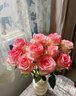 花間町玫瑰花鮮花A級 艾莎10枝】云南基地插花卉鮮切花單頭玫瑰源頭直發(fā) 曬單實(shí)拍圖