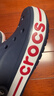 卡駱馳（CROCS）洞洞鞋貝雅卡駱班輕便耐磨一腳蹬休閑鞋|205089 深藍/辣椒紅-4CC 44 (280mm) 曬單實(shí)拍圖