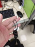 柏林之聲電腦耳機半入耳有線帶麥雙孔主播直播YY語音cf吃雞游戲臺式機筆記本雙插頭高清麥克風加長線耳麥 典雅黑【3.5MM雙插 2米線長】電腦耳機 曬單實拍圖
