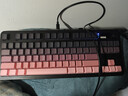 狼蛛（AULA）S3187/S99無(wú)線(xiàn)藍牙有線(xiàn)三模鍵盤(pán)鼠標套裝機械手感側刻電腦鍵盤(pán) RGB靜音鍵盤(pán)辦公游戲電競專(zhuān)用 S3187三模RGB【黑莓粉】84鍵 曬單實(shí)拍圖