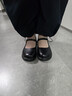 紅蜻蜓瑪麗珍單鞋女士洛麗塔牛皮小皮鞋女淺口JK女鞋子WTB152691黑色37 曬單實(shí)拍圖
