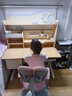 龍承匠人兒童學(xué)習桌椅套裝J120實(shí)木可升降寫(xiě)字書(shū)桌中小學(xué)生6-18歲課桌椅子 1.2米實(shí)木+光譜大路燈+追背椅咖 贈學(xué)習大禮包 曬單實(shí)拍圖