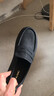 奧康（Aokang）商務(wù)休閑鞋軟底一腳蹬懶人鞋男士增高駕車(chē)鞋 紳士黑    41    曬單實(shí)拍圖