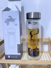 領(lǐng)臣（LINGCHEN）雙層玻璃杯茶杯男士泡茶專(zhuān)用高硼硅耐熱防爆耐高溫高級商務(wù)茶水杯 曬單實(shí)拍圖