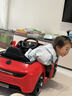 米蟻（MiYi）【1.15米加長(cháng)版】?jì)和妱?dòng)車(chē)四輪汽車(chē)可坐人遙控小孩寶寶玩具童車(chē) 雙驅紅+大電瓶+手機遙控+軟皮座 曬單實(shí)拍圖