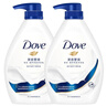 多芬（Dove）沐浴露2大瓶 香味持久滋養美膚深層清潔留香 男女通用大套裝 深層瑩潤1000g*2瓶+5g 曬單實(shí)拍圖