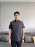 EMPORIO ARMANI/阿瑪尼官方旗艦新款男士翻領短袖正肩商務純棉Polo衫春夏 【純棉三粒扣】深藍色 L  (推薦：150-165斤) 曬單實拍圖
