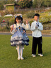 G.duck小黃鴨洛麗塔女童公主裙夏季朱迪兔子警官兒童連衣裙生日吊帶裙子 裙子帶拖尾送玩偶掛件 150 150碼建議140-150cm11-12歲 曬單實(shí)拍圖