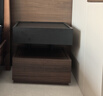 屋術(shù)【現貨閃發(fā)】意式極簡(jiǎn)臥室床頭柜帶燈一體懸浮床邊柜輕奢2026新款 【部分現貨】黑橡木紋+胡桃木紋（贈燈帶） 整裝（50X40X50CM） 曬單實(shí)拍圖