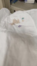 全棉時(shí)代嬰兒隔汗巾紗布吸汗兒童開(kāi)學(xué)幼兒園寶寶純棉墊背小貓小鹿小鳥(niǎo)3條 曬單實(shí)拍圖