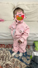 樂(lè )芭鼠女童套裝春秋季2026新款洋氣潮運動(dòng)休閑兒童衣服女孩開(kāi)衫外套褲子 粉色（拉布布開(kāi)衫外套+褲子） 90 碼建議 身高85左右 (1-2歲) 曬單實(shí)拍圖