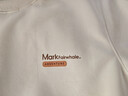 馬克華菲（MARK FAIRWHALE）衛衣男士春秋季簡(jiǎn)約百搭長(cháng)袖t恤男打底衫休閑外套男裝 白色 XL 曬單實(shí)拍圖