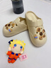 利達妮（TZLDN）eva洞洞鞋女士外穿防滑夏季防臭踩屎感家居家用沙灘涼鞋包頭拖鞋 小熊基地(12個(gè)) 38-39 【標準碼】 曬單實(shí)拍圖