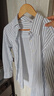 優(yōu)衣庫女裝全棉襯衫/長(cháng)袖襯衣休閑通勤外套26春夏新款482828 01 乳白色(條紋) S 曬單實(shí)拍圖