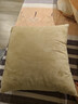 京東京造棉花糖抱枕 超柔棉棉絨沙發(fā)床頭客廳辦公室腰靠枕墊 黃色45x45cm 曬單實(shí)拍圖