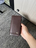 七匹狼（SEPTWOLVES）男士錢(qián)包長(cháng)款拉鏈皮夾手包真皮手拿包牛皮錢(qián)夾大容量多卡位證件包 啡色  B款【雙重包邊】 曬單實(shí)拍圖