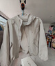 優(yōu)衣庫女裝休閑連帽短外套早春26春夏新款481600 31 米色 M 曬單實(shí)拍圖