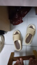 回力運動(dòng)拖鞋男浴室內戶(hù)外減震防滑厚底涼拖鞋HL39651卡其色40-41碼 曬單實(shí)拍圖