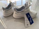 回力（Warrior）官方男鞋子男輕便運動(dòng)鞋舒適跑步鞋透氣網(wǎng)鞋男戶(hù)外休閑鞋 白灰 40 曬單實(shí)拍圖