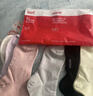 貓人女士襪子女【100%純棉10A抑菌】春夏短襪筒防臭吸汗純色女襪短6雙 曬單實(shí)拍圖