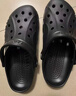 卡駱馳（CROCS）洞洞鞋貝雅男鞋女鞋輕便耐磨一腳蹬拖鞋休閑鞋|10126 黑色-001 43 (270mm) 曬單實(shí)拍圖