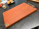 雙槍金標花梨木菜板 整木砧案板抗菌防霉家用食品級切菜實(shí)木40*27*2.5 曬單實(shí)拍圖