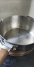 三四鋼雪平鍋內層316L不銹鋼22cm奶鍋湯鍋帶蒸籠食品級無(wú)涂層煮面38123 曬單實(shí)拍圖