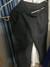 特步運動(dòng)褲春夏新款健身跑步褲透氣衛褲針織束腳男褲子速干通勤休閑褲 0122束腳-春季款-正黑色 M 曬單實(shí)拍圖