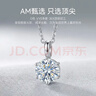 艾蘭米雪 ALAIN MICHAL經(jīng)典培育鉆石項鏈S925銀1克拉生日禮物送女生 曬單實(shí)拍圖