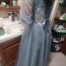 蘭卡·羅妮藍色晚禮服女2026新款宴會(huì )氣質(zhì)長(cháng)袖輕奢小眾高端演出藝考裙伴娘服 天藍色 3XL 曬單實(shí)拍圖
