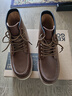 馬登工裝男鞋經(jīng)典875工裝靴阿美咔嘰瘋馬皮中幫馬丁靴增高厚底皮鞋子 蜜蠟色 （尺碼偏大，可參考推薦腳長(cháng)選擇） 42 曬單實(shí)拍圖