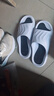 回力運動(dòng)拖鞋男浴室內戶(hù)外穿減震防滑厚底涼拖鞋HL3967白黑色44-45碼 曬單實(shí)拍圖