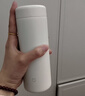 米家 保溫杯 316不銹鋼水杯 男女士杯子 大容量茶杯便攜 350ml白色 曬單實(shí)拍圖