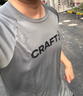 CRAFT戶(hù)外運動(dòng)跑步訓練健身透風(fēng)速干舒適輕薄彈力T恤短袖上衣男 葉綠 L 曬單實(shí)拍圖