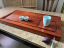 承韻尚樽（VHUNSZON）花梨木整塊實(shí)木茶盤(pán)家用黑檀木茶海功夫茶具紅木排水大小號方格 方格：55x30 曬單實(shí)拍圖